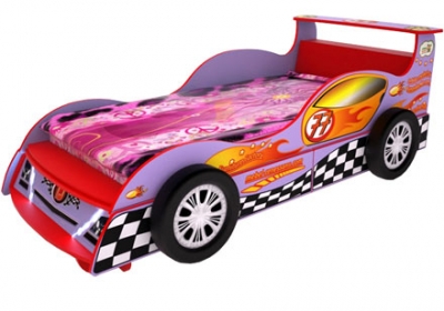 Детская кроватка-машинка (артикул «КМ-77»)